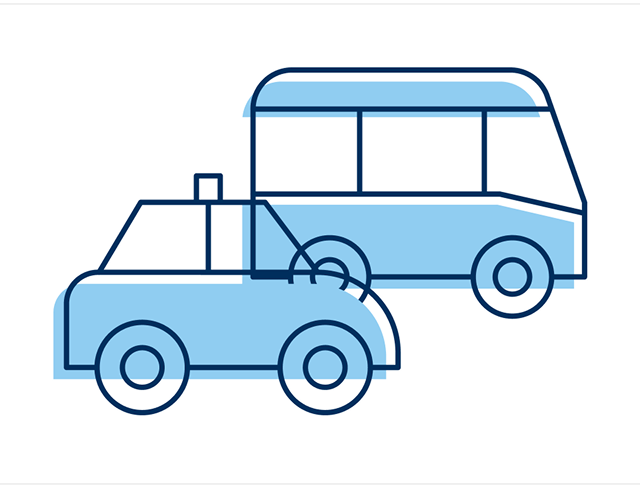 Taxi en minibus
